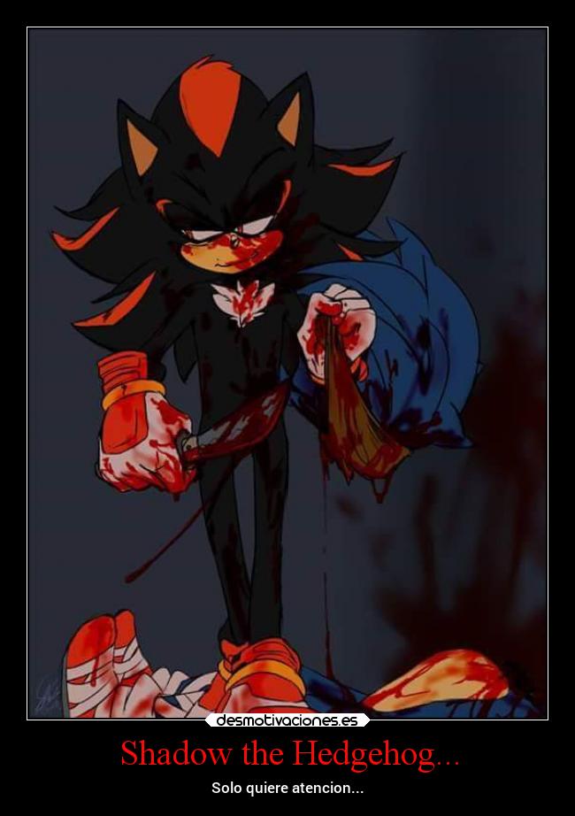carteles videojuegos dolor shadowthehedgehog sufrimiento desmotivaciones