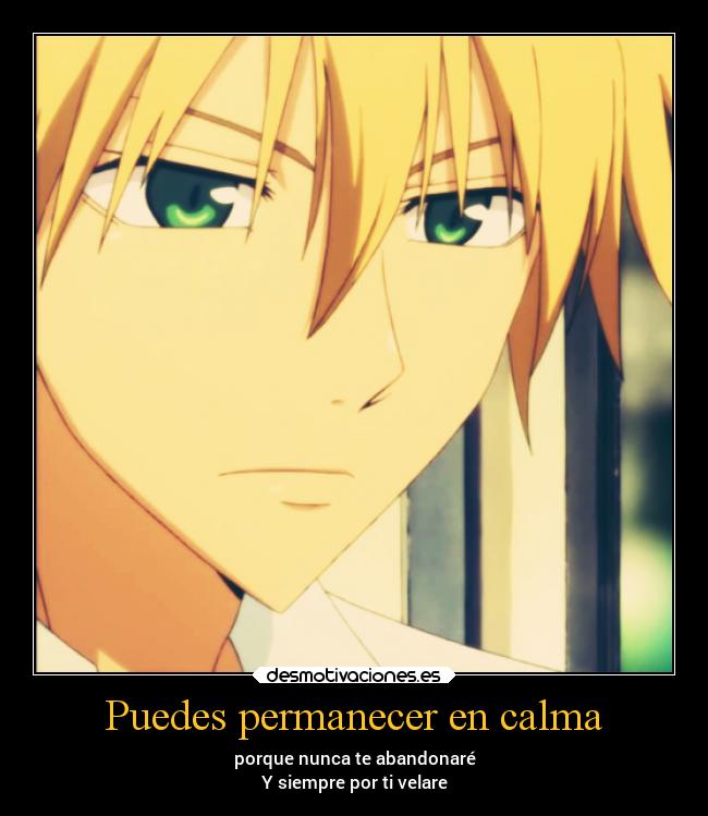 Puedes permanecer en calma -