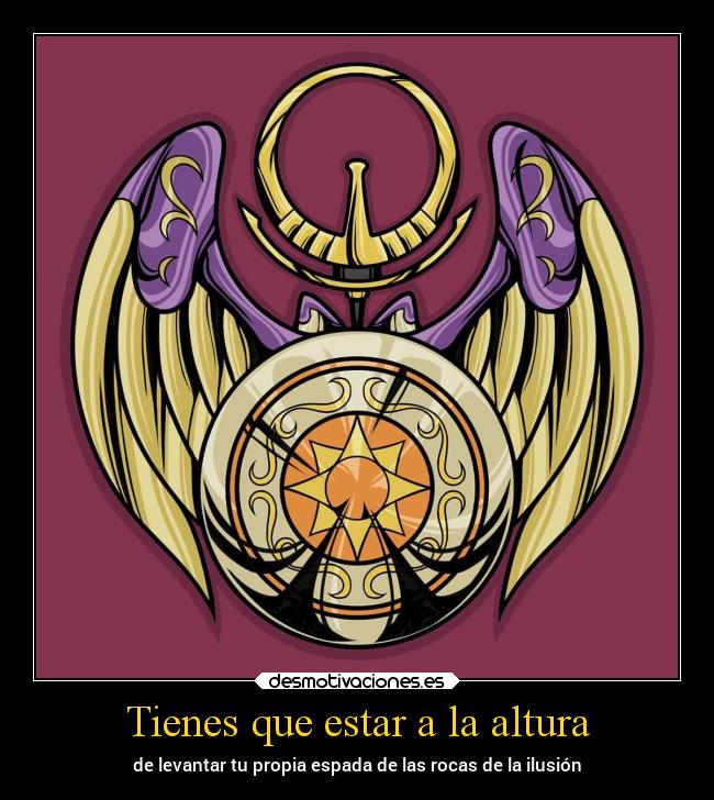 Tienes que estar a la altura -