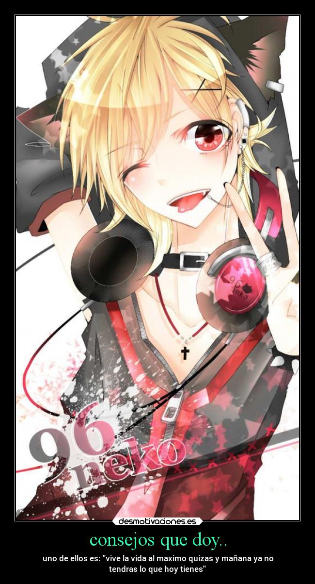 consejos que doy.. -