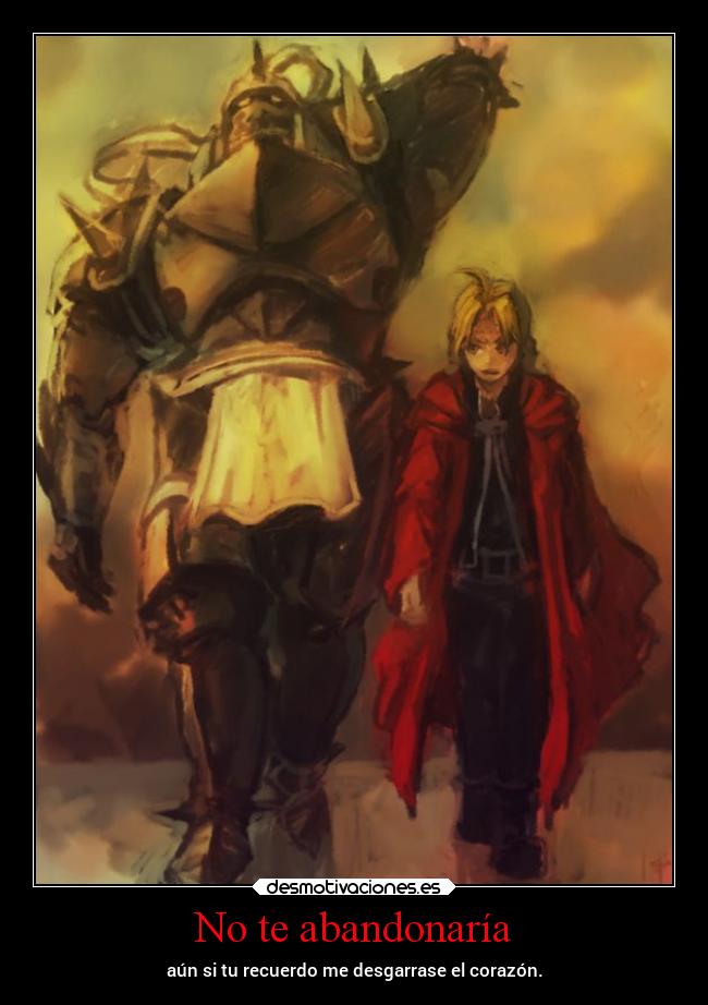 No te abandonaría -