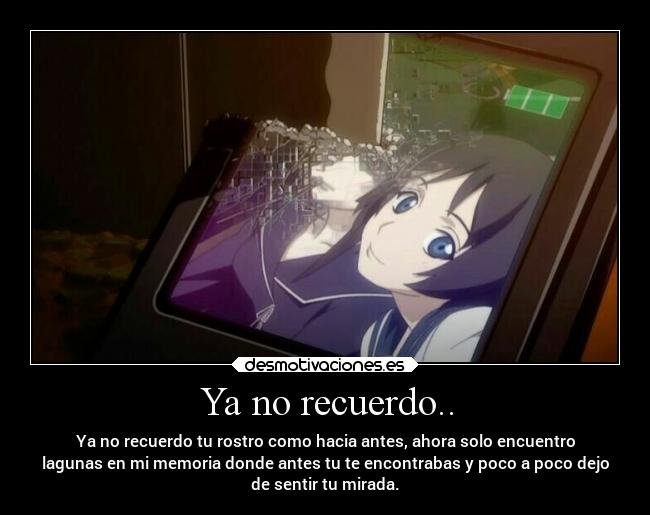 Ya no recuerdo.. - 