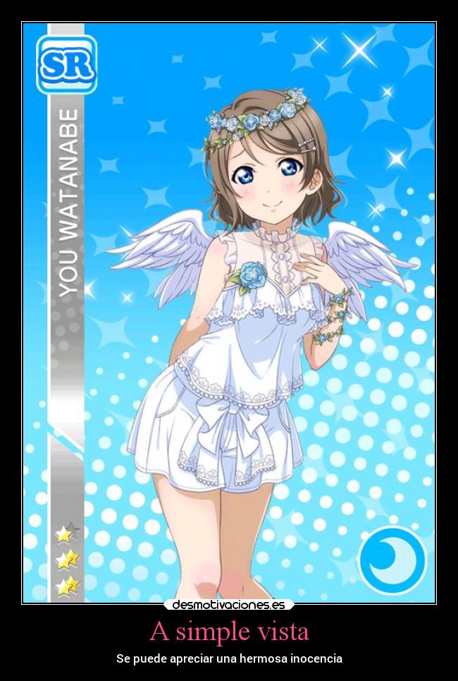 A simple vista - Se puede apreciar una hermosa inocencia