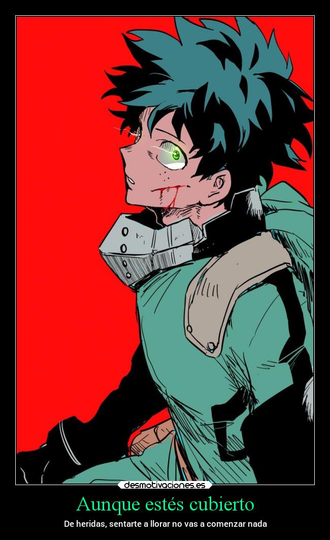 Aunque estés cubierto -