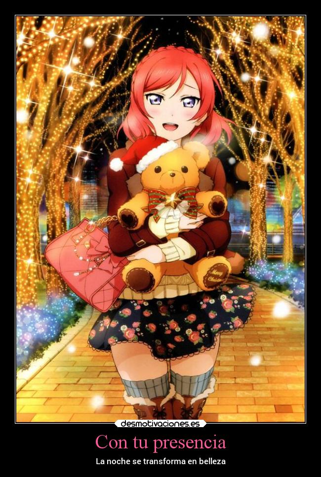 Con tu presencia - La noche se transforma en belleza