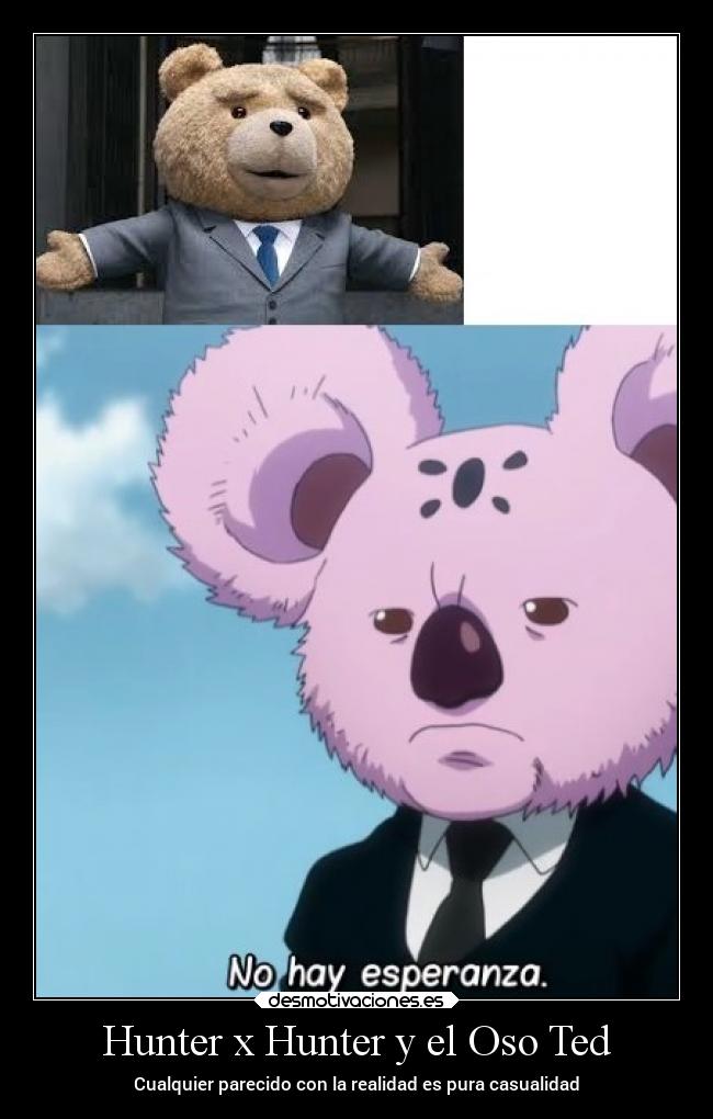 Hunter x Hunter y el Oso Ted - Cualquier parecido con la realidad es pura casualidad