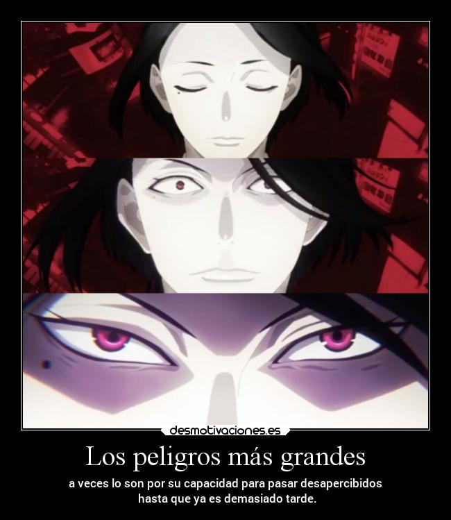 carteles anime vida mundo raptorhunters harukaze erosekai furuta tokyoghoulre tokyoghoul ghoul tokyo desmotivaciones