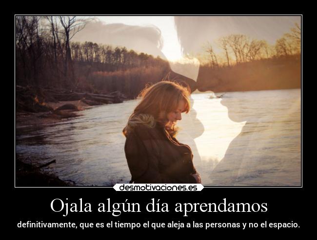 Ojala algún día aprendamos - 