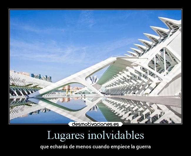 Lugares inolvidables -