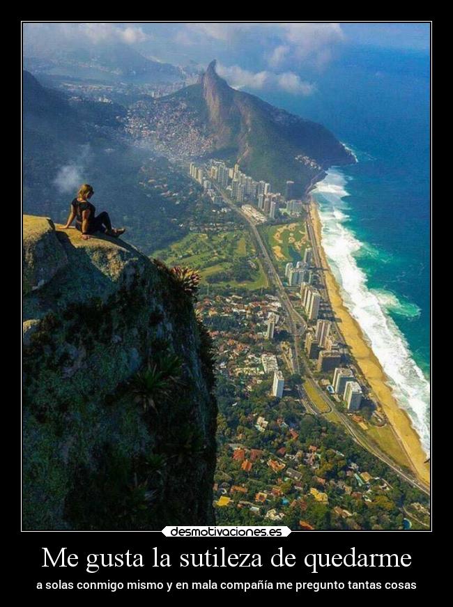 Me gusta la sutileza de quedarme - 
