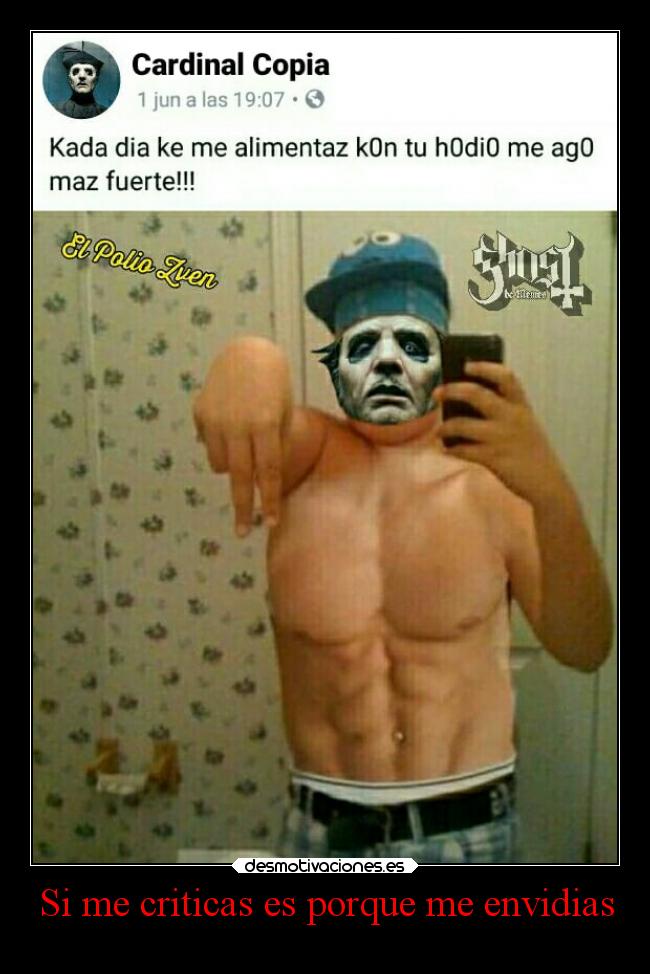 carteles criticas humor superclan lossupervivientes soyunidiotatm iamanamelessghoul ghost desmofunny desmotivaciones