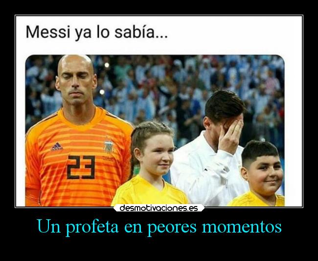 Un profeta en peores momentos -