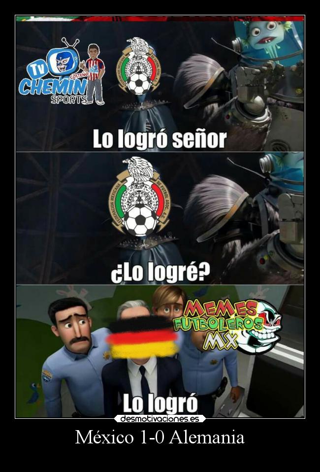 México 1-0 Alemania - 