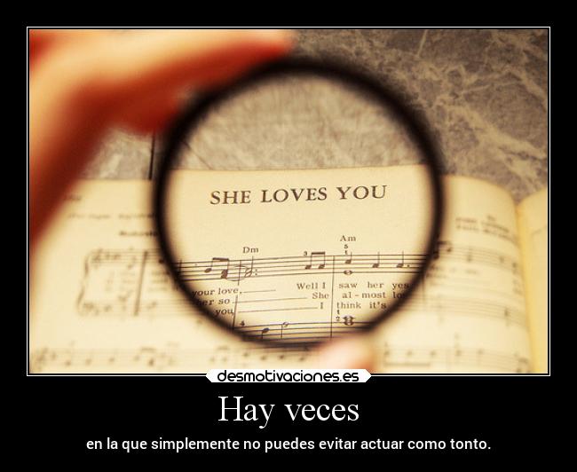 Hay veces - 