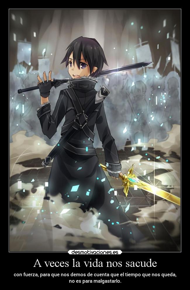 carteles vida vida anime frases desmotivaciones