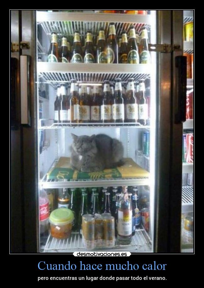 Cuando hace mucho calor - 
