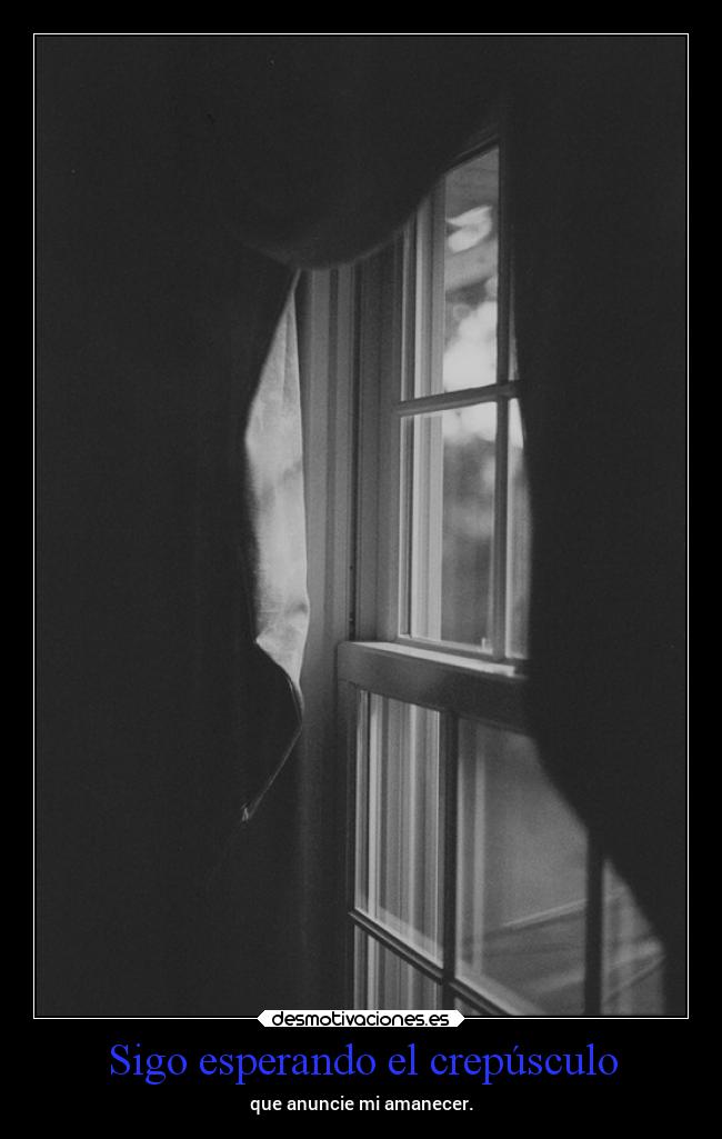 Sigo esperando el crepúsculo -