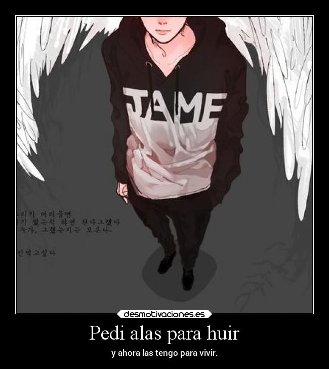 Pedi alas para huir - 