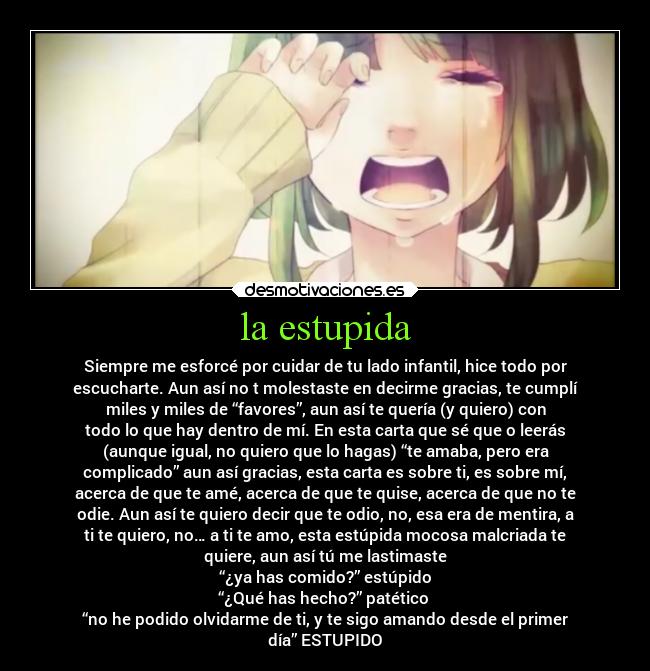 la estupida -