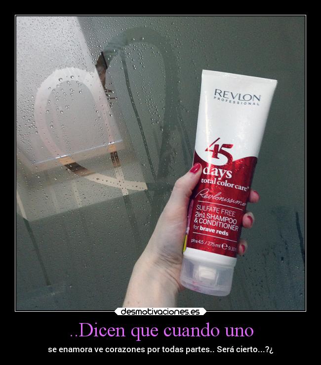 ..Dicen que cuando uno - se enamora ve corazones por todas partes.. Será cierto...?¿