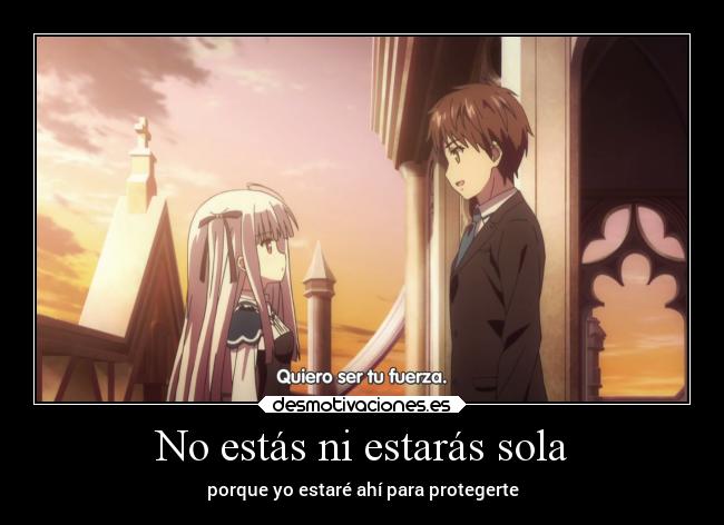 No estás ni estarás sola - 