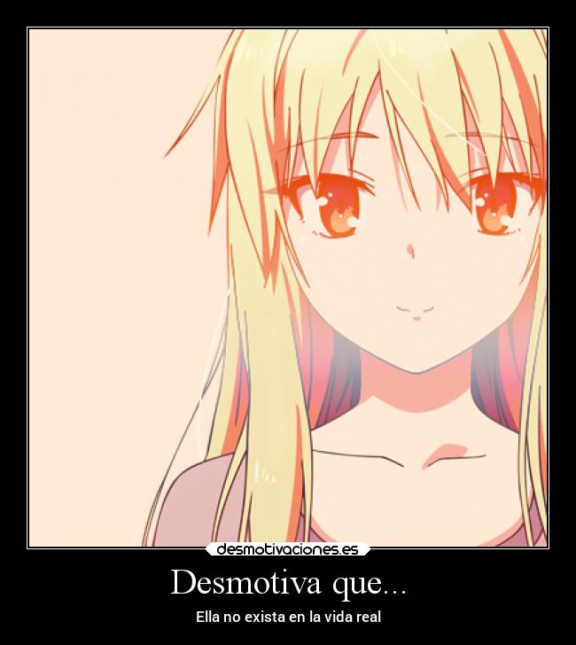 carteles anime desmotivaciones vida real ella sakurasou pet kanojo sorata kanda kun desmotivaciones