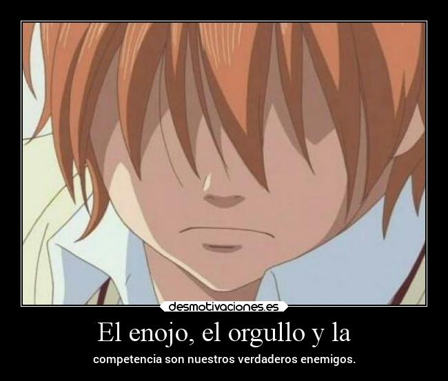 El enojo, el orgullo y la - 
