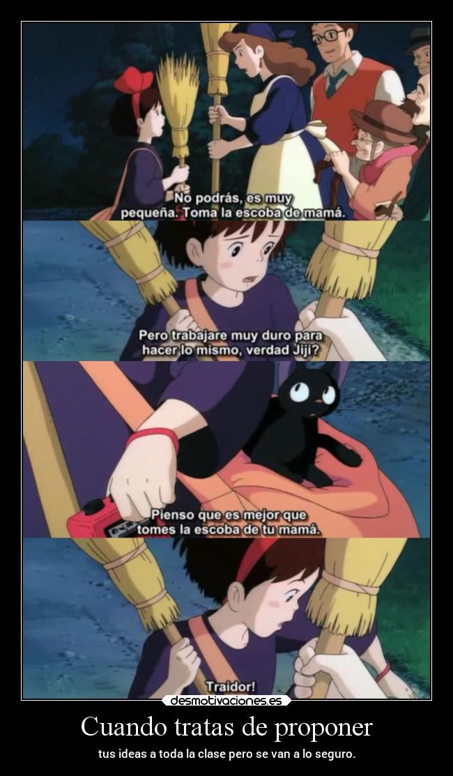 Cuando tratas de proponer - 