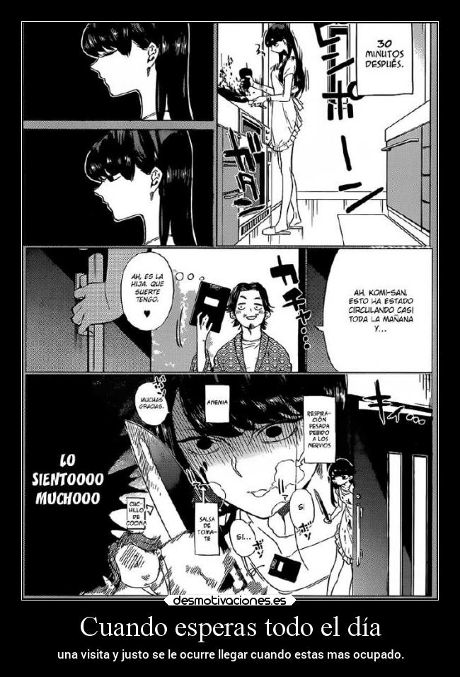 Cuando esperas todo el día - 