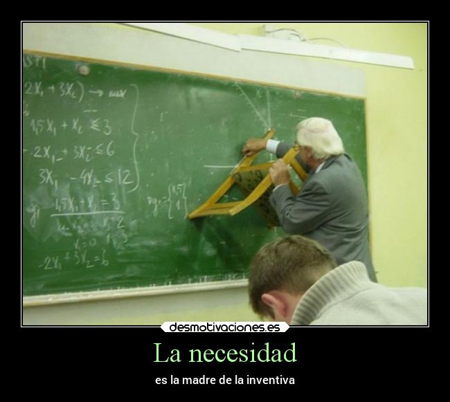 La necesidad -
