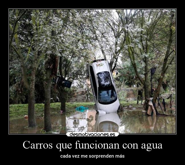Carros que funcionan con agua - 