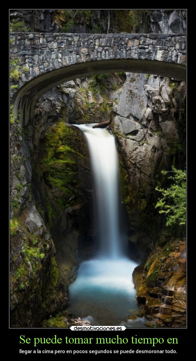 Se puede tomar mucho tiempo en - 