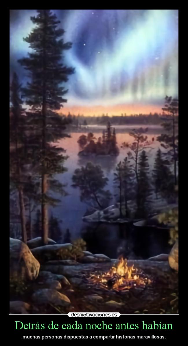 Detrás de cada noche antes habían - 