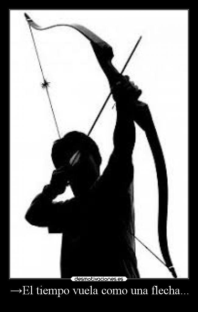 →El tiempo vuela como una flecha... -