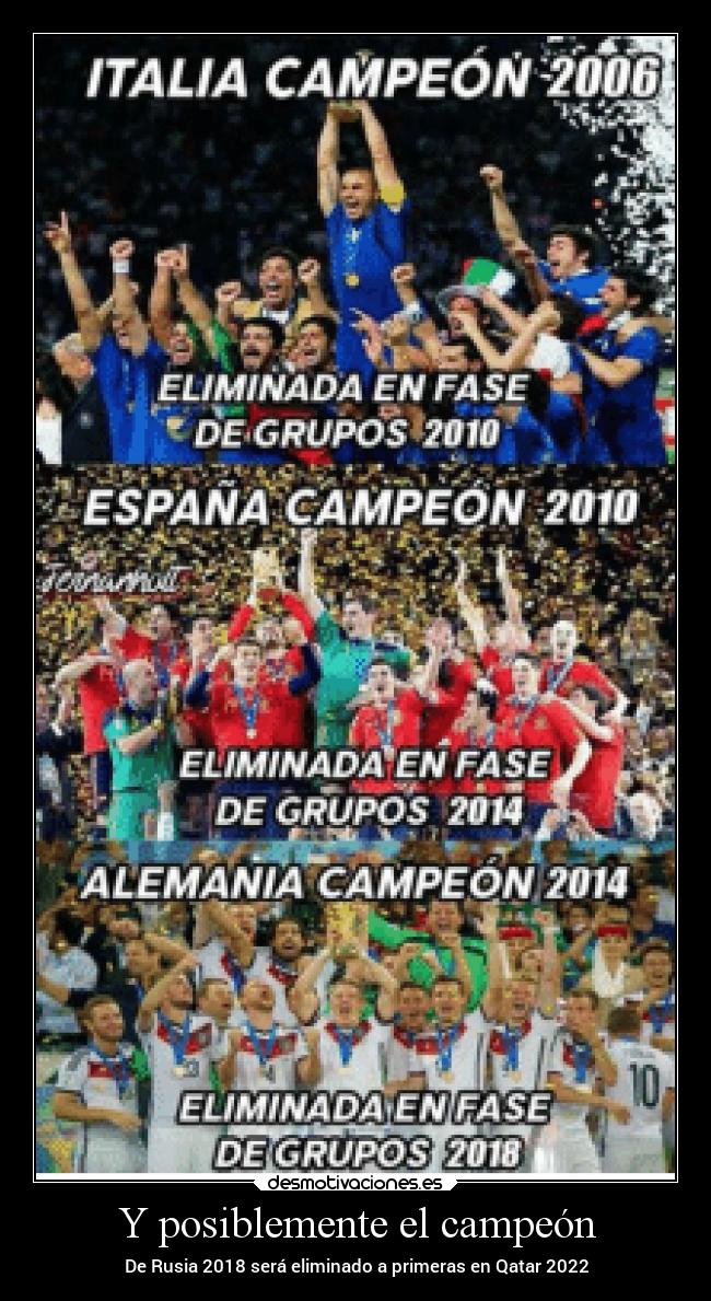 Y posiblemente el campeón - 