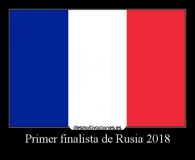 Primer finalista de Rusia 2018 -