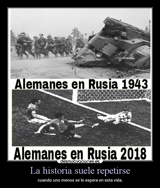 La historia suele repetirse -