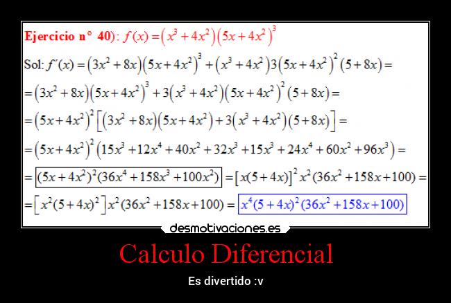 Calculo Diferencial - 