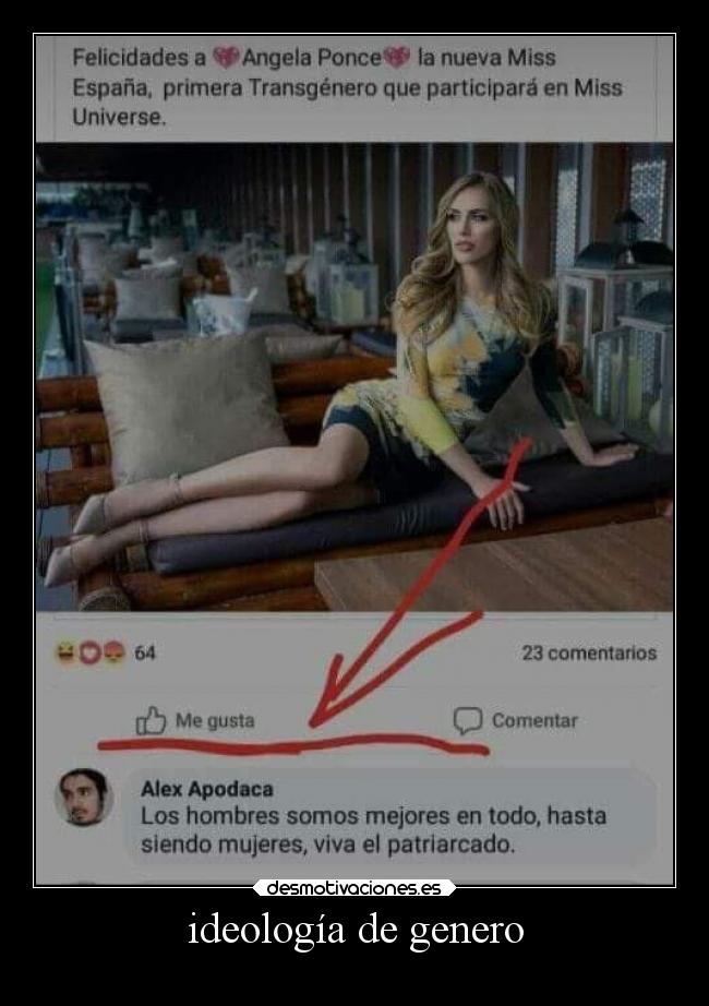 carteles mujer traba ideologia genero desmotivaciones