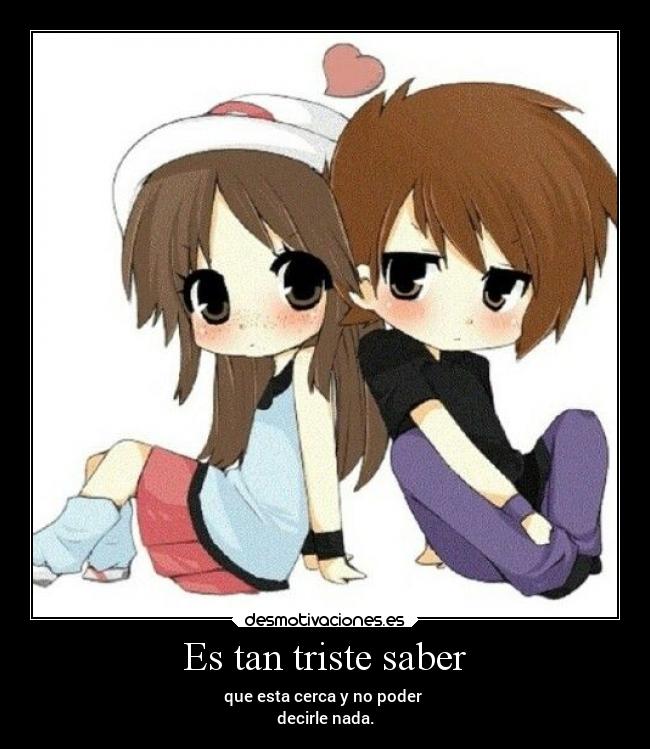 Es tan triste saber -