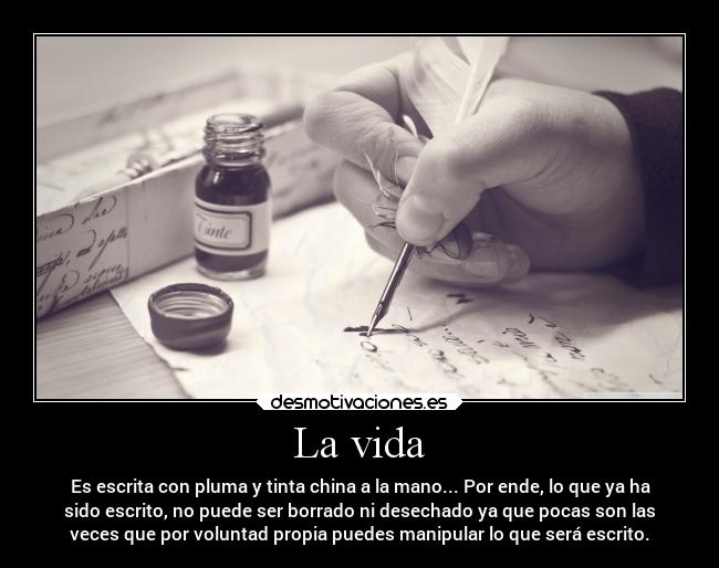 La vida -