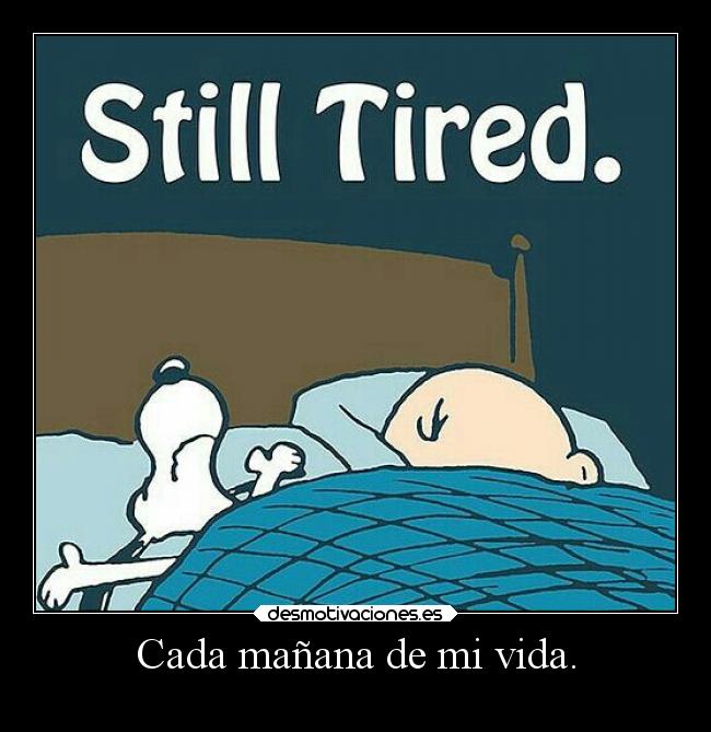 Cada mañana de mi vida. - 