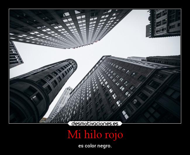 Mi hilo rojo -