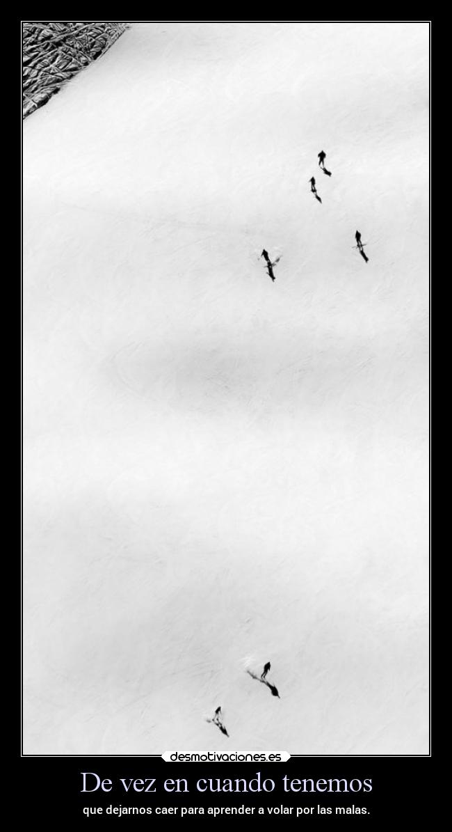 De vez en cuando tenemos - 