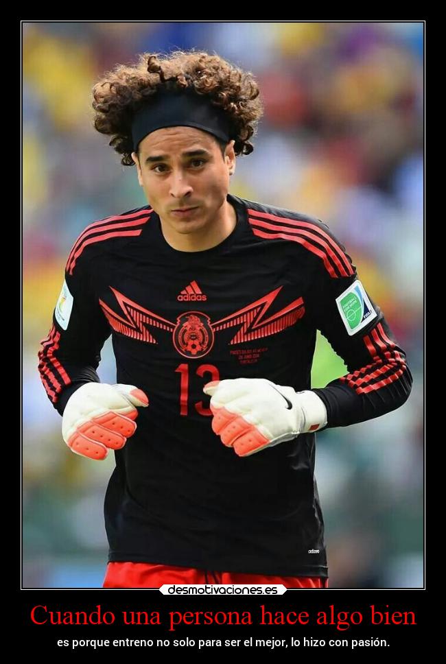 Cuando una persona hace algo bien -