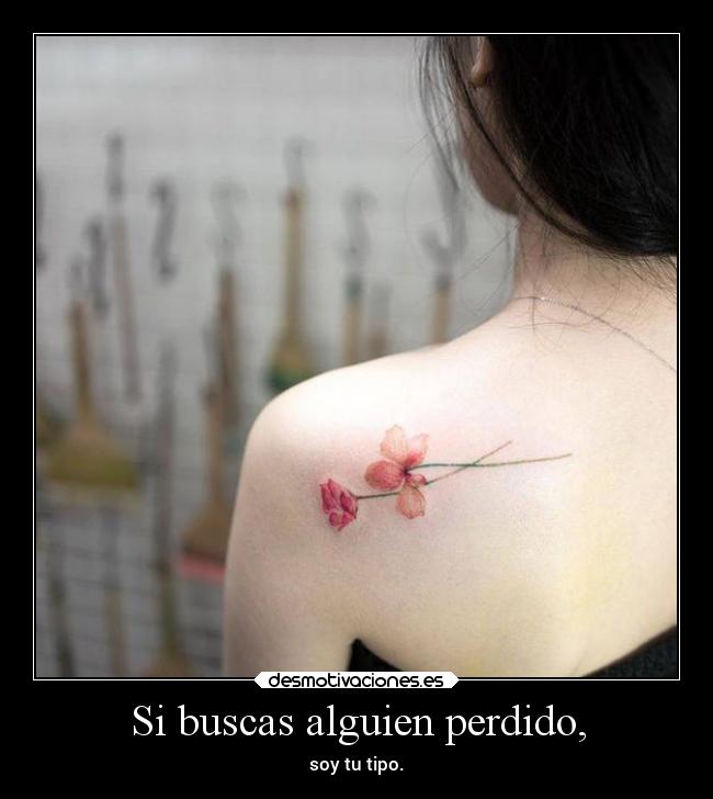 Si buscas alguien perdido, - 