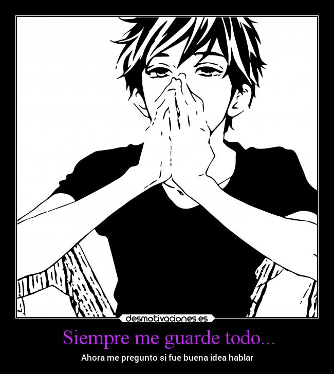 Siempre me guarde todo... -