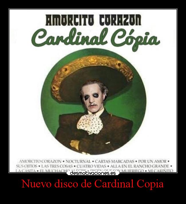 Nuevo disco de Cardinal Copia -