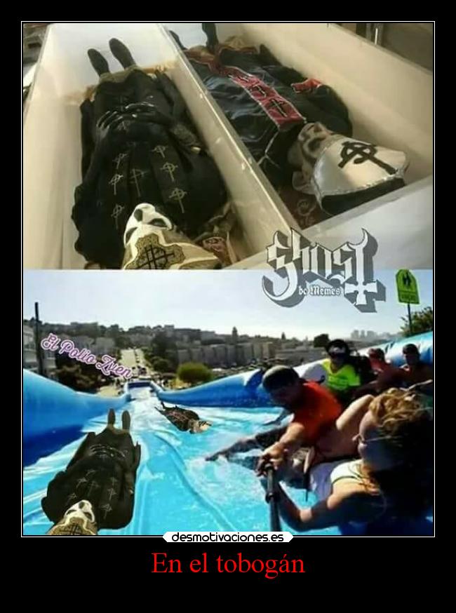 En el tobogán -