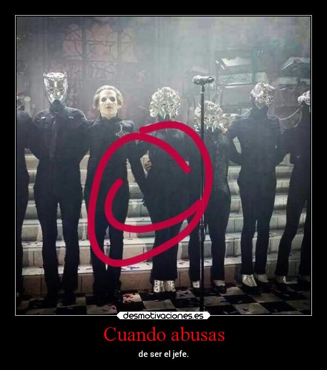 Cuando abusas -